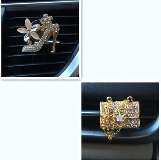 Creative Car Perfume High Heels Car Air Outlet Perfume Clip Car Air Freshener - EX-STOCK CANADA
