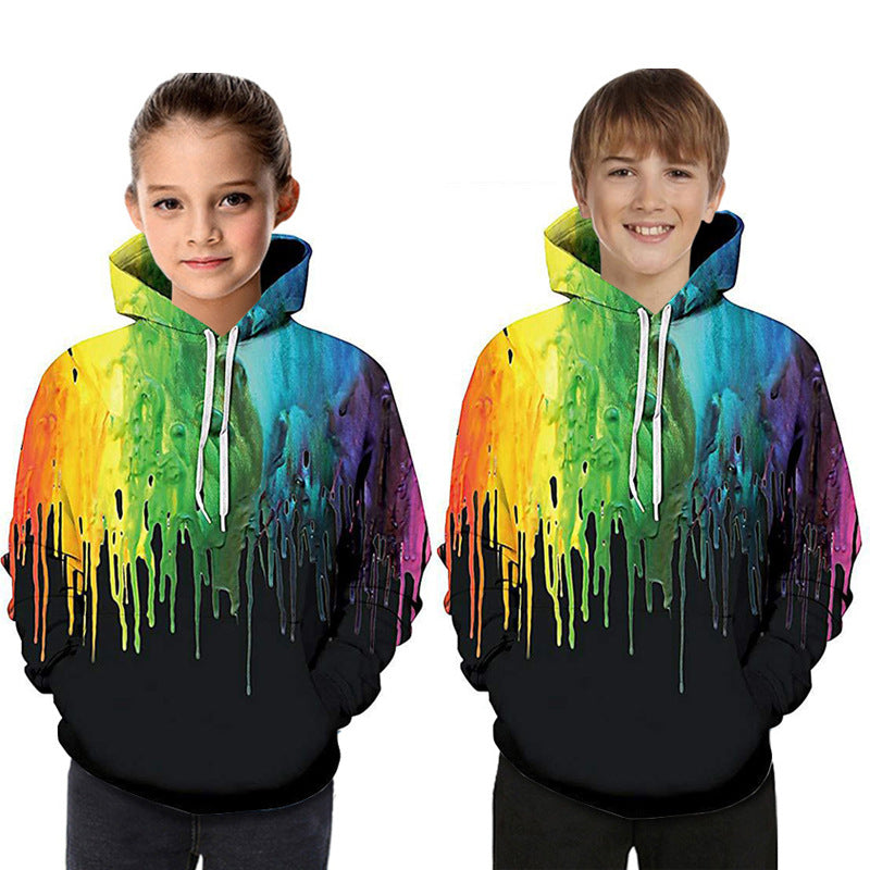 Kids 3D Digital Print Graphic Hoodie | Unisex Boys Girls Sizes 90–160cm
