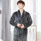 Winter Pajamas Men'S Winter Thickened Long Pajamas Plus Velvet Winter Sleepwear - EX-STOCK CANADA