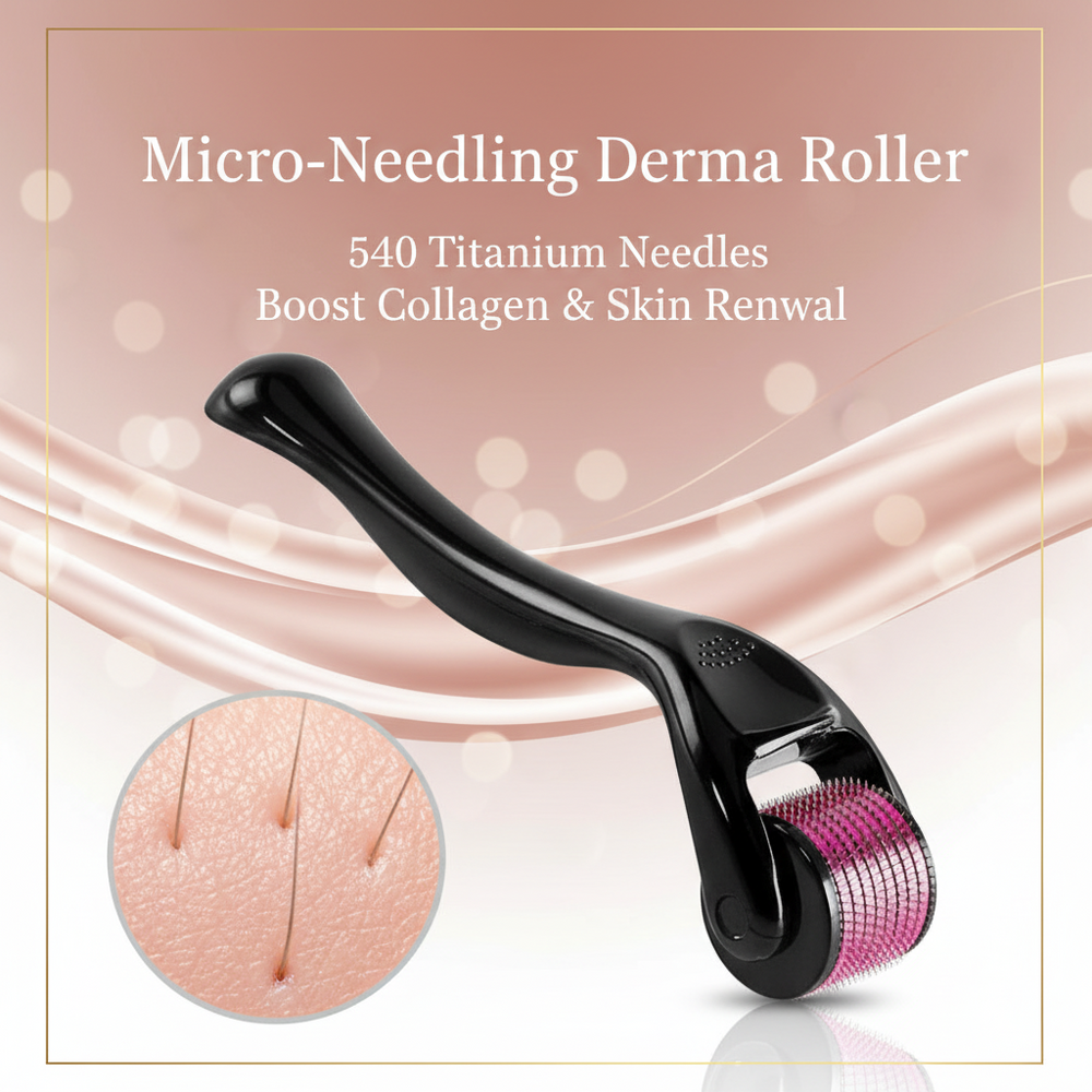 Microneedle Derma Roller – Professional Skin Needling Tool (0.2mm–3.0mm) 