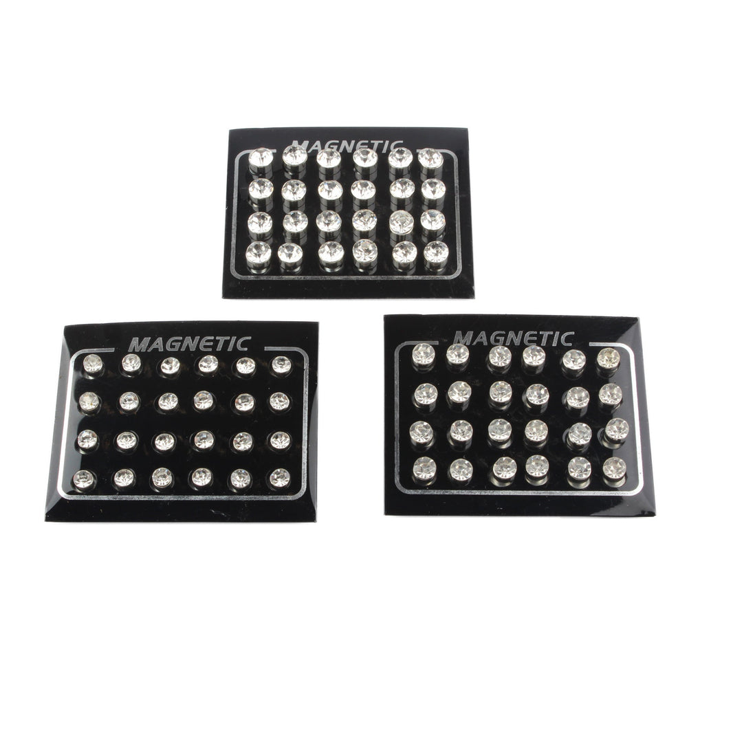 Magnet Stud Earrings - Non-Pierced Magnet EX-STOCK