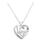 Personalized Lettered Mom Necklace Pendant Mother's Day Gift - EX-STOCK CANADA