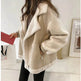 Suede Lamb fleece Velvet Winter Cardigan Jacket for women - EX-STOCK Canada