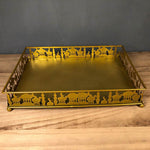 Eid Festival Supplies Eid Adha Dinner Plate Tray Wrought Iron Round - EX-STOCK Canada