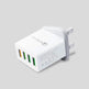 Smart 4 ports USB fast Charger US European British Standard - EX-STOCK CANADA