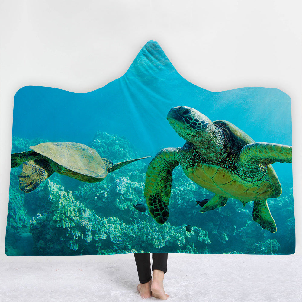 Hooded Blanket Cloak Blanket Thick Blanket EX-STOCK Canada 