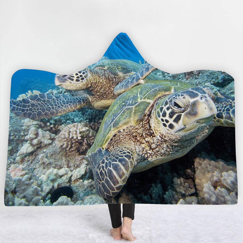 Hooded Blanket Cloak Blanket Thick Blanket EX-STOCK Canada 