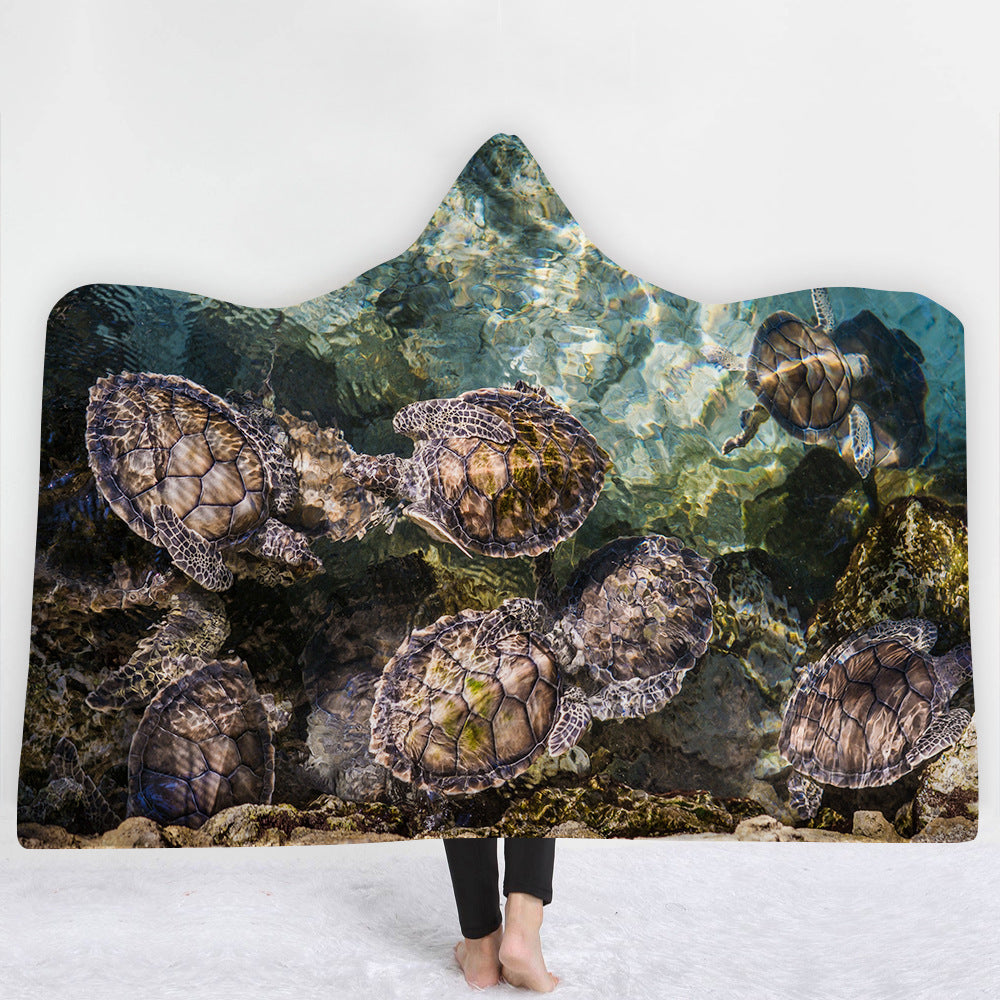 Hooded Blanket Cloak Blanket Thick Blanket EX-STOCK Canada 