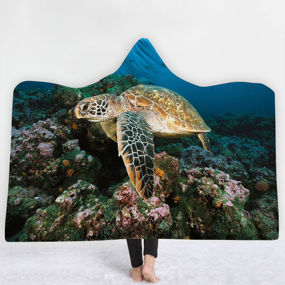 Hooded Blanket Cloak Blanket Thick Blanket EX-STOCK Canada 