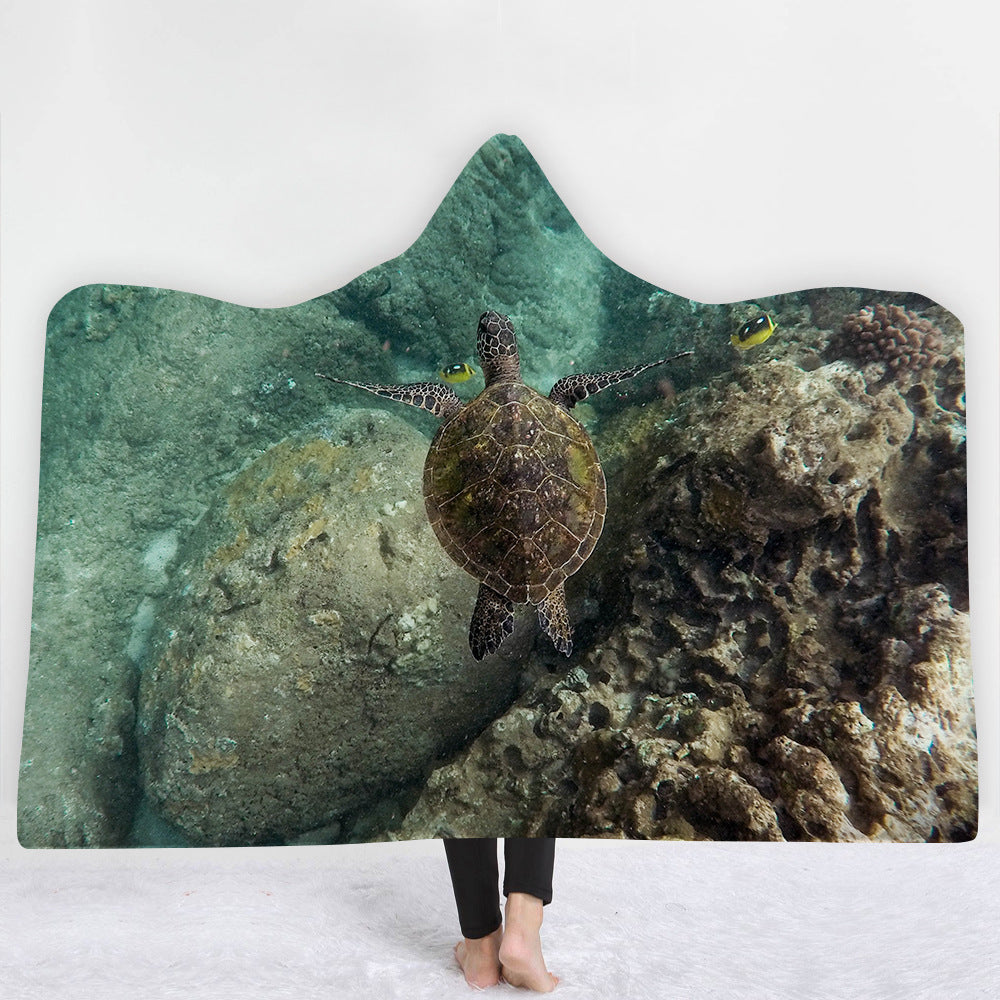 Hooded Blanket Cloak Blanket Thick Blanket EX-STOCK Canada 