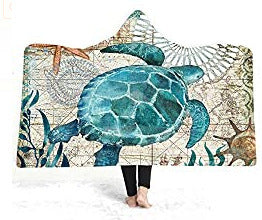 Hooded Blanket Cloak Blanket Thick Blanket EX-STOCK Canada 