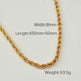 Romeo Twisted Rope Chain Necklace women - EX-STOCK Canada