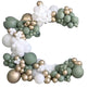 137PCS Sage Green & Gold Balloon Garland Arch Kit – Wedding & Baby Shower Decor