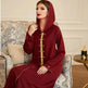 Hand-sewn Diamond Hooded Robe Middle East Dubai Turkey Kurtas and Kurtis - EX-STOCK Canada