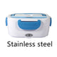 Kitchen Electric Heated Lunch Box Stainless Steel School Car Picnic Food Heating Heater Food Warmer Container EX-STOCK