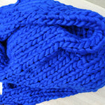 Coarse Wool Blanket Cover Blanket Wool Hand-woven Iceland Blanket Acrylic Blanket Wholesale EX-STOCK Canada 