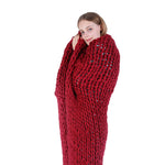 Coarse Wool Blanket Cover Blanket Wool Hand-woven Iceland Blanket Acrylic Blanket Wholesale EX-STOCK Canada 