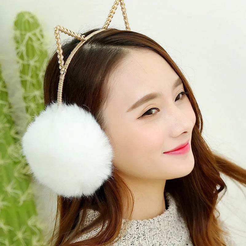 The Earmuffs Are Thickened And Warm In Winter - EX-STOCK Canada