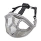 Breathable Dog Muzzle for Flat-Faced Breeds – 9 Styles, Sizes XXS to L grey
