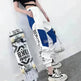 High Waist Letter Spliced Summer Street Cargo Pants Women - EX-STOCK CANADA