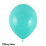 Tiffany blue balloon on a white background