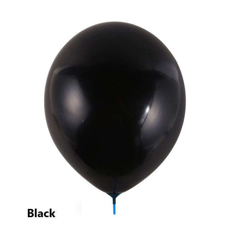 Black balloon on a white background