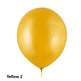 Yellow balloon labeled 'Yellow 2' on a white background