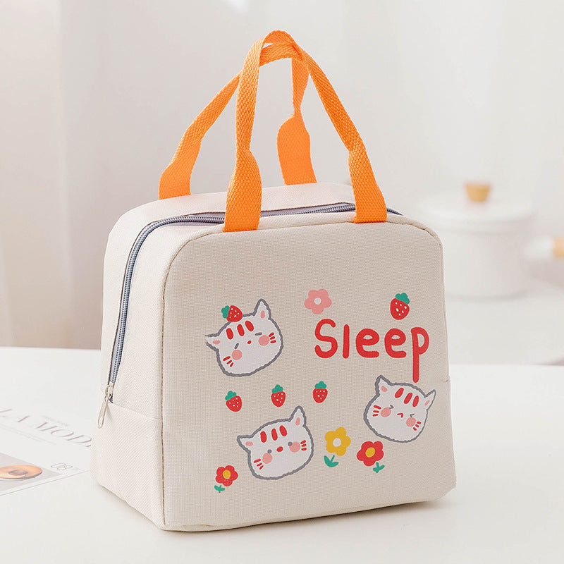 Cartoon Insulated Lunch Bag Zipper Lunch Bag EX-STOCK