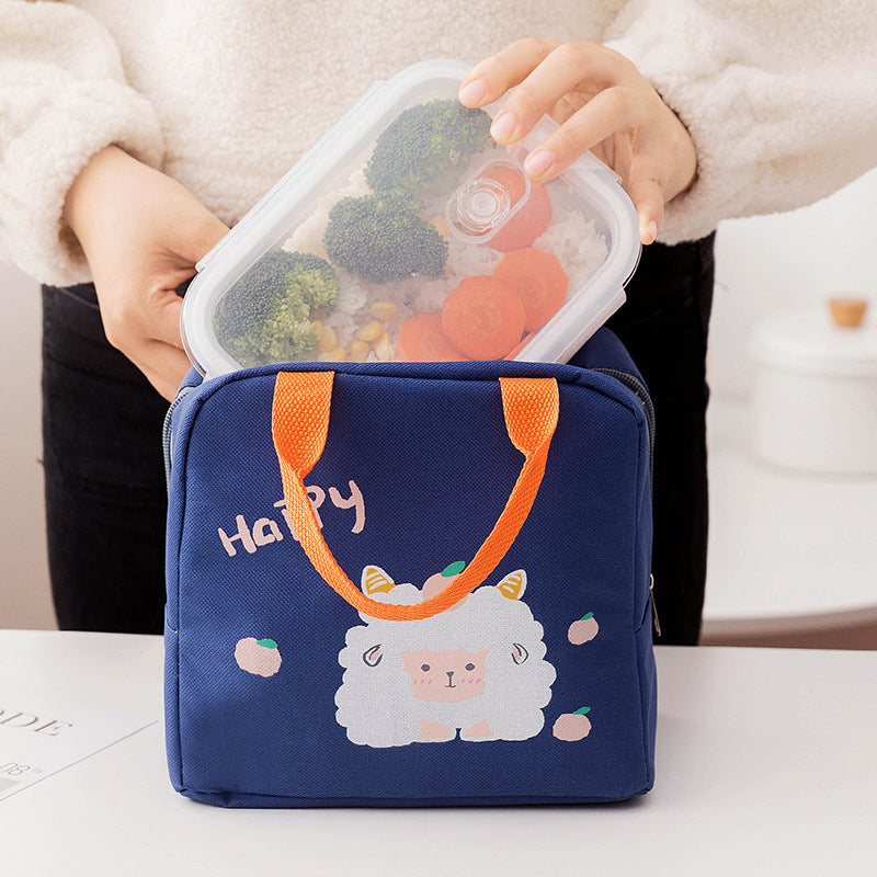 Cartoon Insulated Lunch Bag Zipper Lunch Bag EX-STOCK