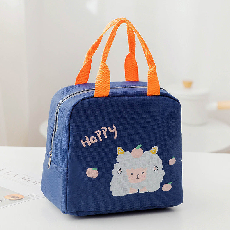 Cartoon Insulated Lunch Bag Zipper Lunch Bag EX-STOCK