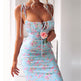 Summer Floral Print Dress Women Sexy Party Long Dresses Puff Short Sleeve - EX-STOCK Canada