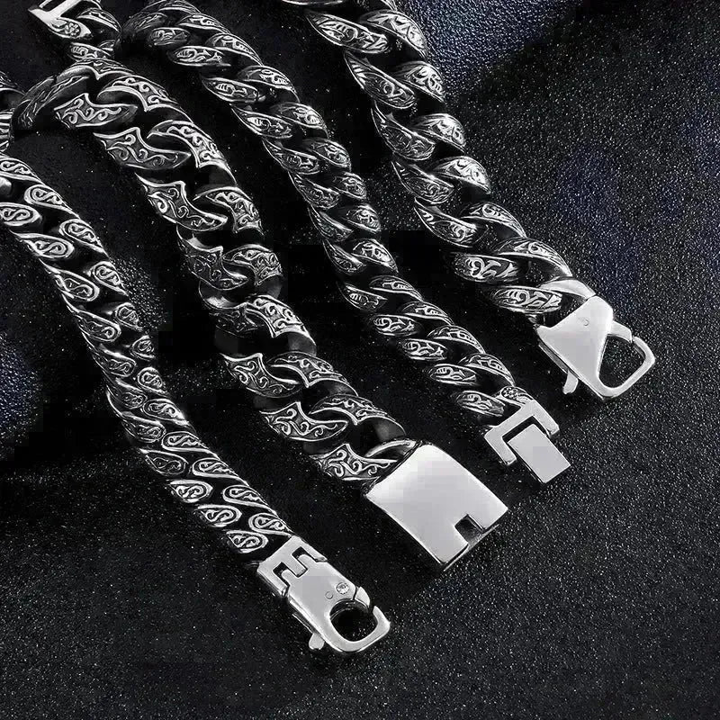 Link Chain Bracelet Punk Stainless Steel - EX-STOCK CANADA