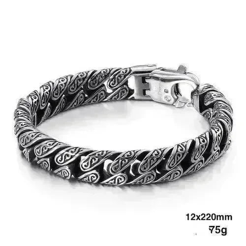 Link Chain Bracelet Punk Stainless Steel - EX-STOCK CANADA