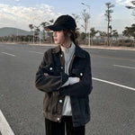 Casual Unisex Oversized loose Washed Denim Jacket - EX-STOCK CANADA