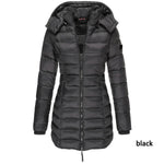 Mid-length Winter Slim-fit Cotton Padded Quilted Puffer Jacket for women - EX-STOCK Canada