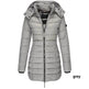 Mid-length Winter Slim-fit Cotton Padded Quilted Puffer Jacket for women - EX-STOCK Canada