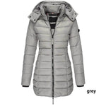 Mid-length Winter Slim-fit Cotton Padded Quilted Puffer Jacket for women - EX-STOCK Canada