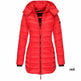 Mid-length Winter Slim-fit Cotton Padded Quilted Puffer Jacket for women - EX-STOCK Canada