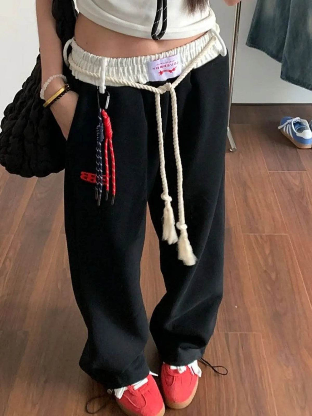 Retro Casual Baggy Sweatpant For Women Autumn And Winter - EX-STOCK Canada