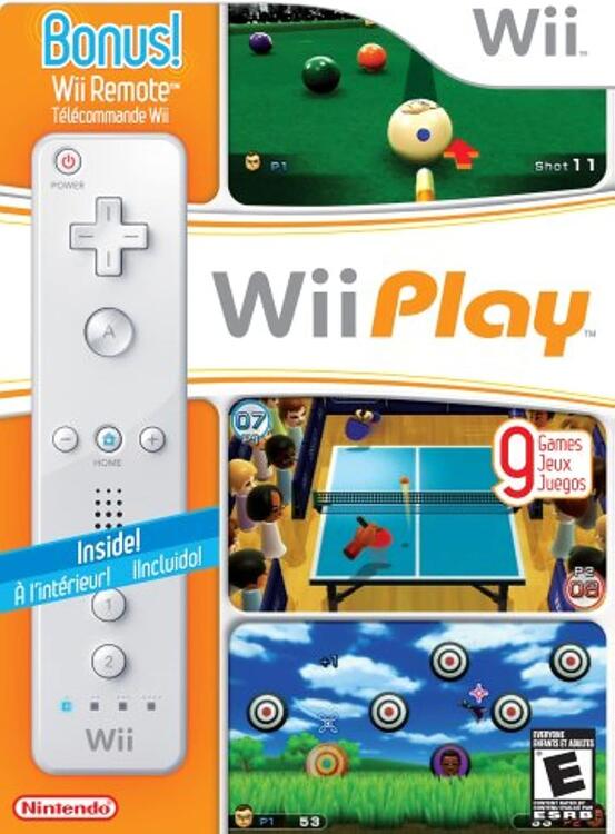 Wii Play With Wii Remote Bonus Inside and Wii Motion Plus! 