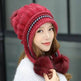 Women Cozy Knit Fleece-Feel Beanie With Ear Flaps Winter Hat Perfect For Skiing & Outdoor Activities - EX-STOCK Canada
