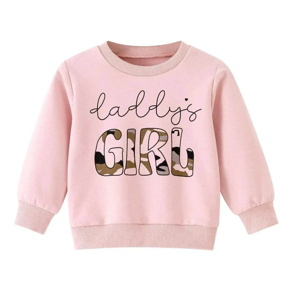 Two piece for girls Long Sleeve Sweater Camouflage Trousers Suit for girls - EX-STOCK Canada