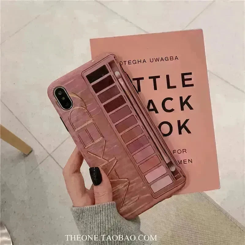 Eyeshadow Makeup-themed Silicone  iPhone Case women - EX-STOCK CANADA