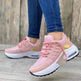 Lace Up Sneakers Women Wedge Heel Running Sports Sneakers Shoes for Women. - EX-STOCK Canada