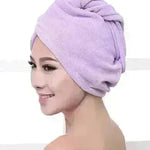 Women's Microfiber Hair Dryer Cap Absorbent Hair Towel. - EX-STOCK CANADA