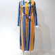 Stripe Shirt Women's Dress Spring Summer Chiffon V-neck Sexy Maxi Dresses Sexy Elegant Casual Girl Lace Women Long Sleeve - EX-STOCK CANADA
