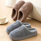 Men's Plaid Cotton Slippers Winter Warm House Shoes Indoor Thick-soled Non-slip Bedroom Floor Slipper Couple - EX-STOCK Canada