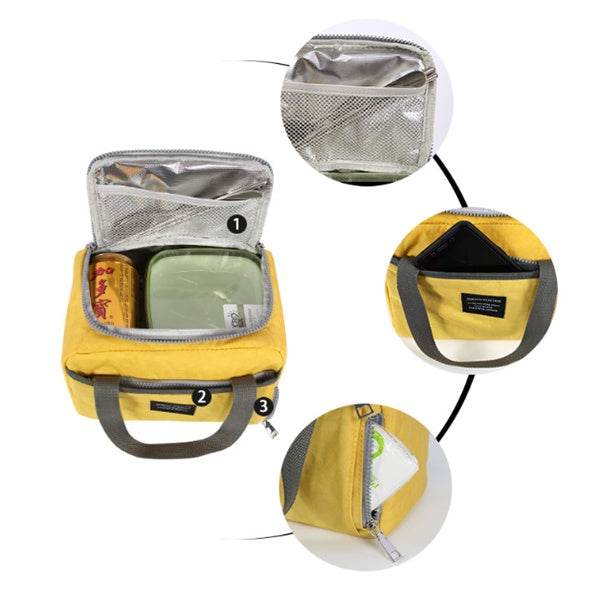 Insulated Lunch Box Storage Bag for Kids, Office, and Travel - EX-STOCK Canada