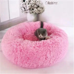 Round Long Hairy Autumn And Winter Nest Pad Cat Mattress - EX-STOCK CANADA