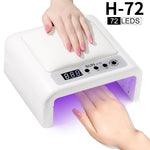 UV Led Nail Lamp For Gel Nail Polish Press On Nails Curing,  Large UV Nail Light Curing Nail Dryer With Nail Arm Rest For Nail Art Nail Technician Salon Use EX-STOCK Canada 